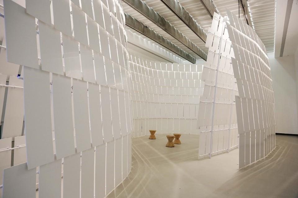 Michele De Lucchi, L'anello Mancante, veduta dell'installazione al MAXXI, Roma, 2018